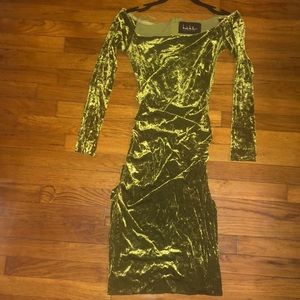 Nicole Miller velvet dress